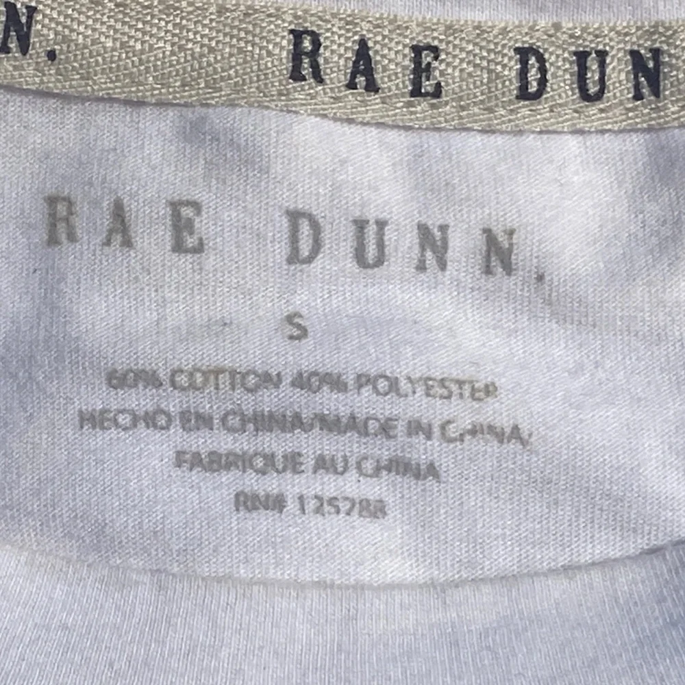 Rae Dunn Mr. Men's White Tee T-Shirt Small Casual Soft Groom Wedding Crewneck - Picture 4 of 6